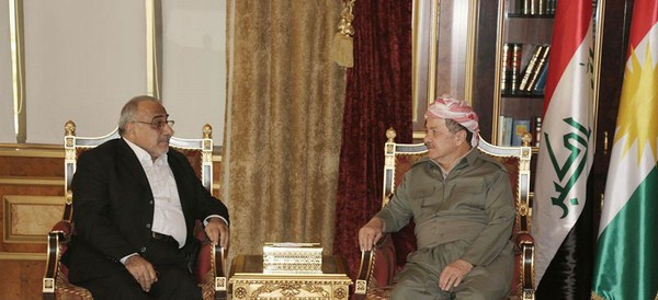 الرئيس بارزاني وعبدالمهدي يبحثان الملف النفطي بين بغداد واربيل